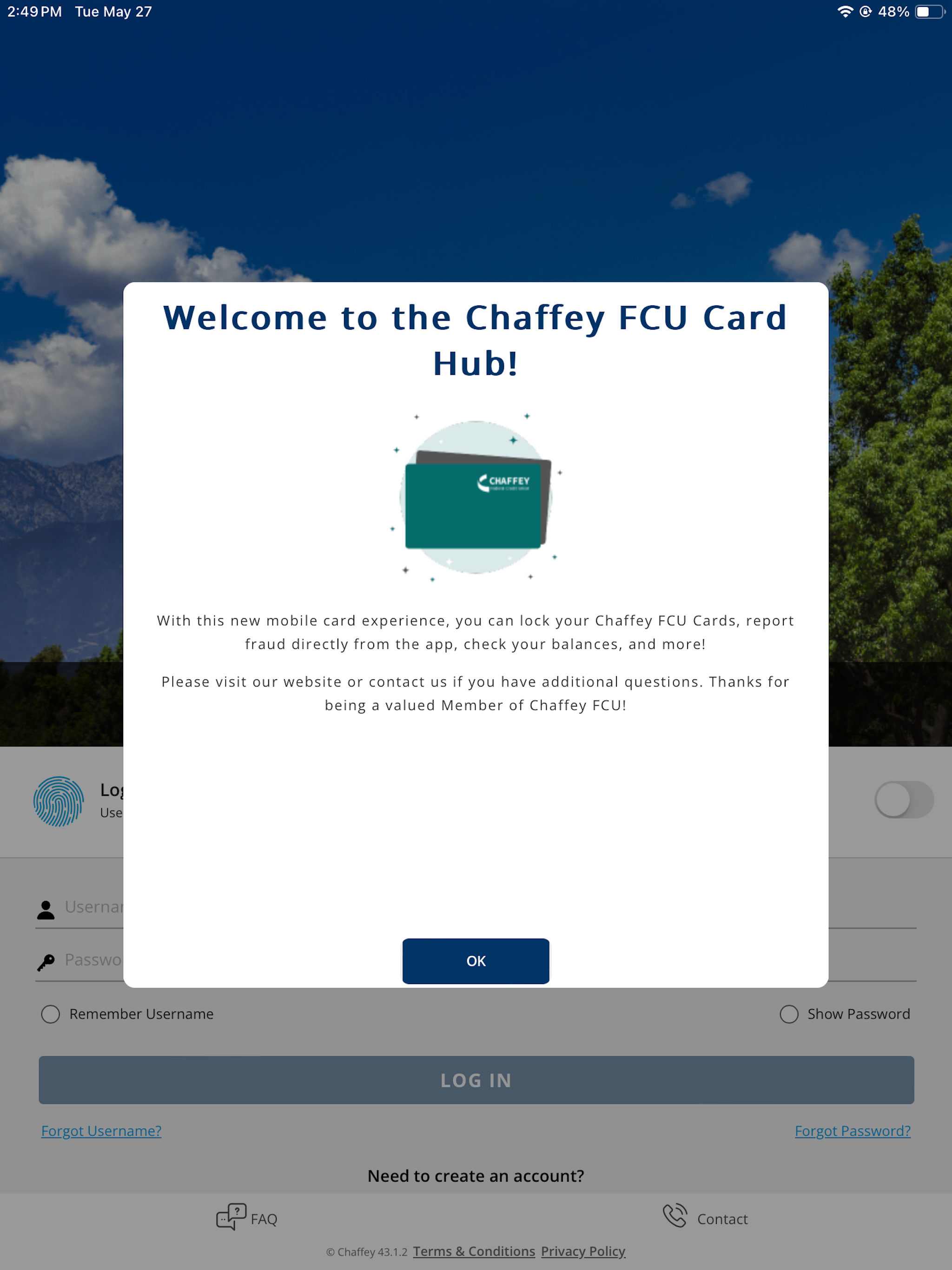 Chaffey Card Hub
