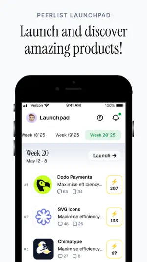Peerlist screenshot 2