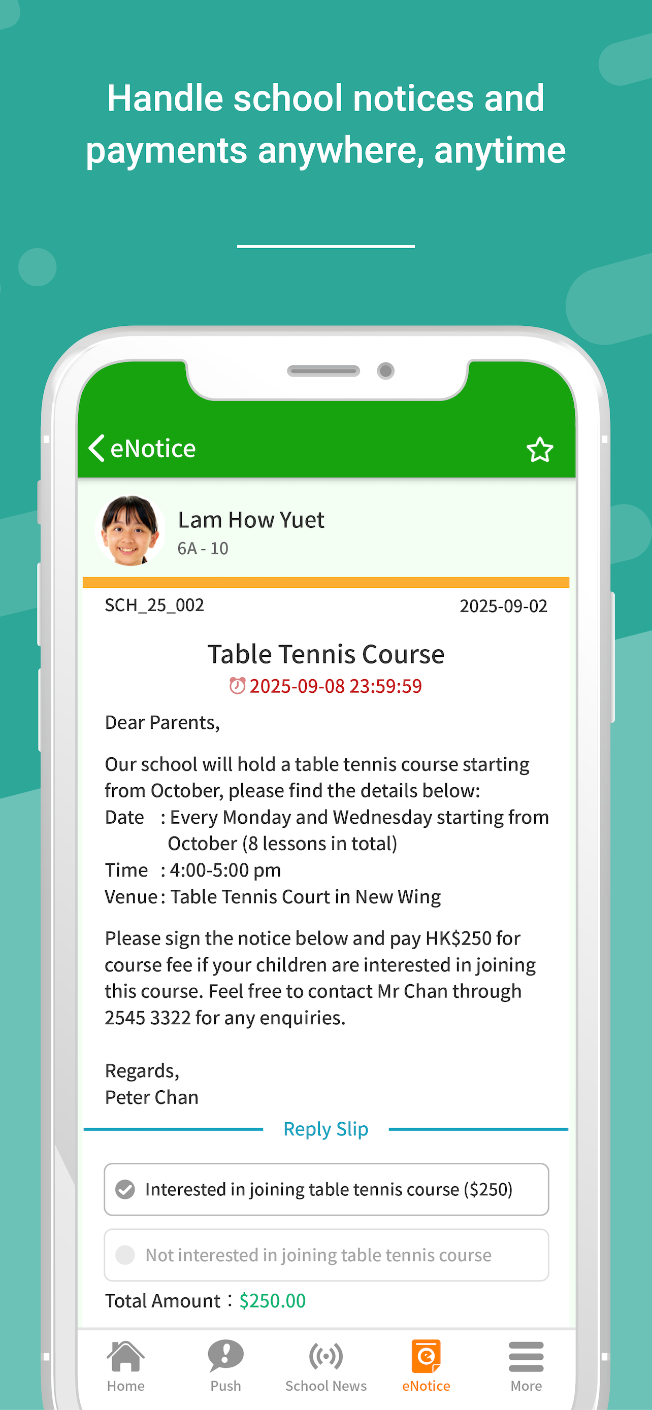 eClass Parent App screenshot 3