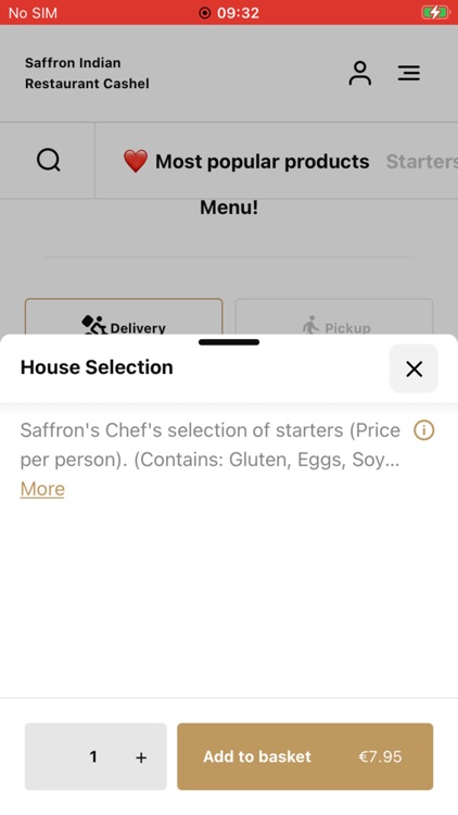 Saffron Indian Restaurant IE screenshot-3