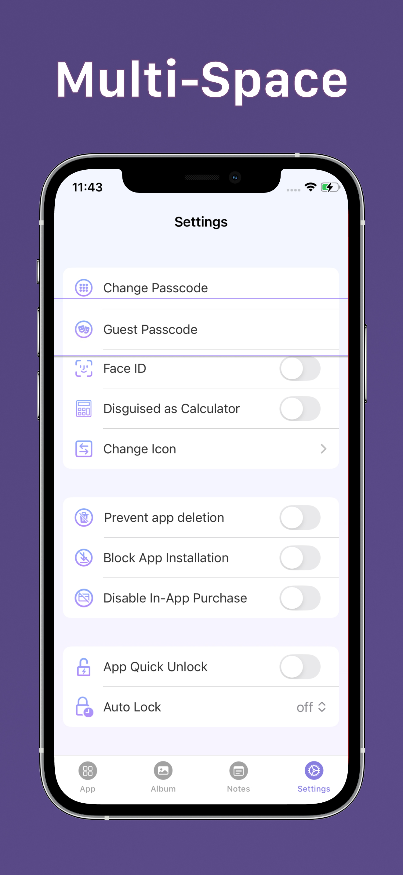 KCalc App Lock, App Locker