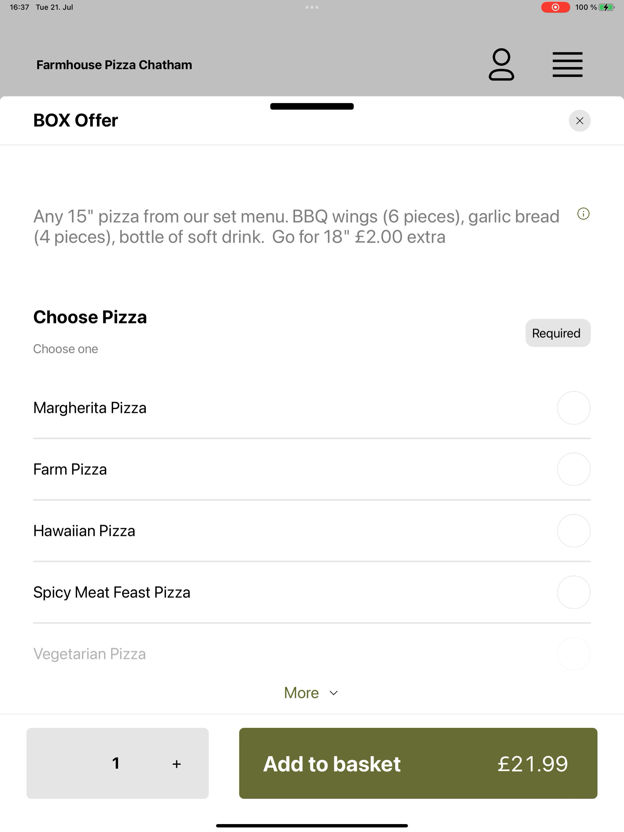 Farmhouse Pizza Chatham screenshot 13