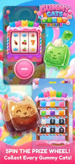Gummy Cats: Block Puzzle screenshot 2