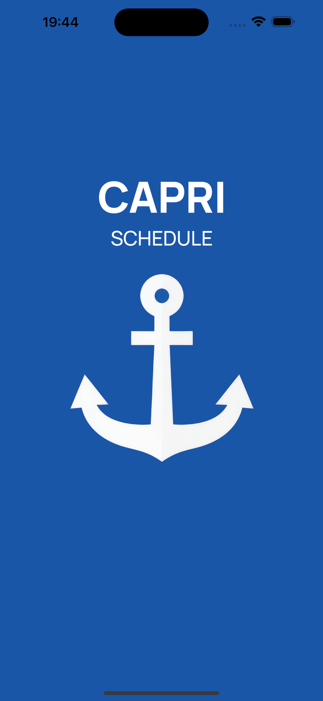 Capri Schedule