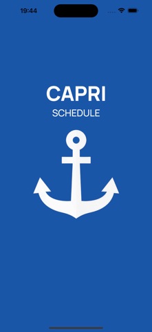 Capri Schedule screenshot