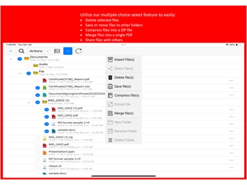 File Manager & PDF Merge Tool ipad screenshot 4
