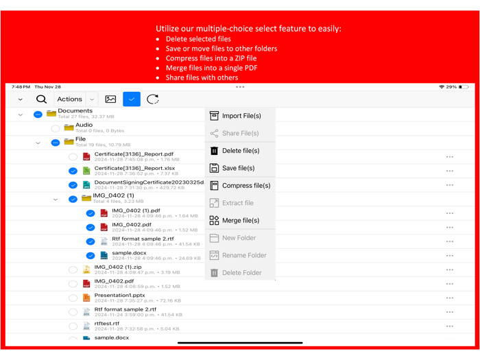 File Manager  PDF Merge Tool