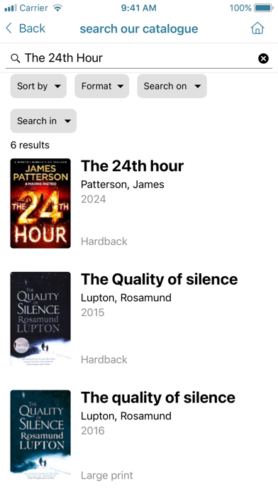 West Sussex Libraries Screenshot