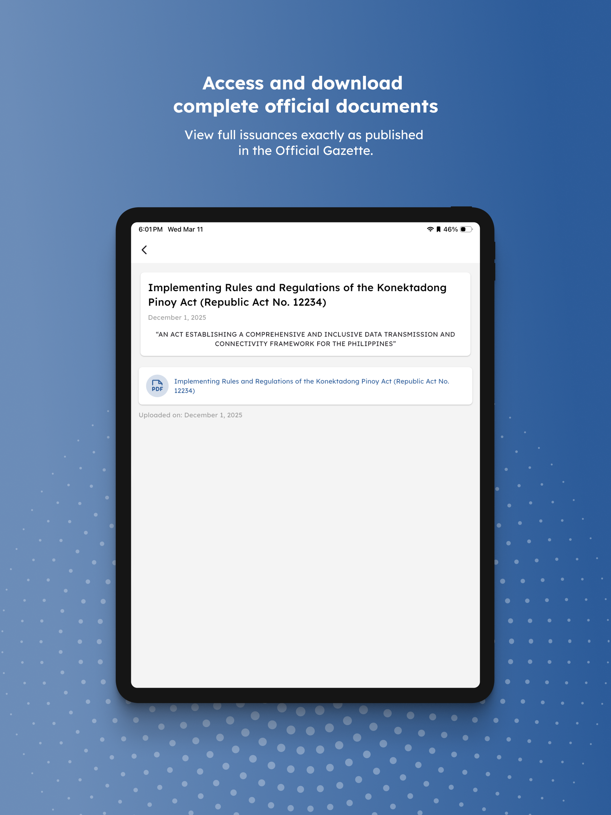 PH Official Gazette screenshot 8