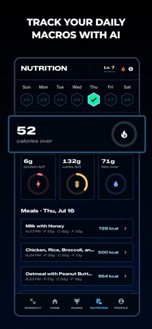 LiftXP: Ranked Gym Tracker screenshot