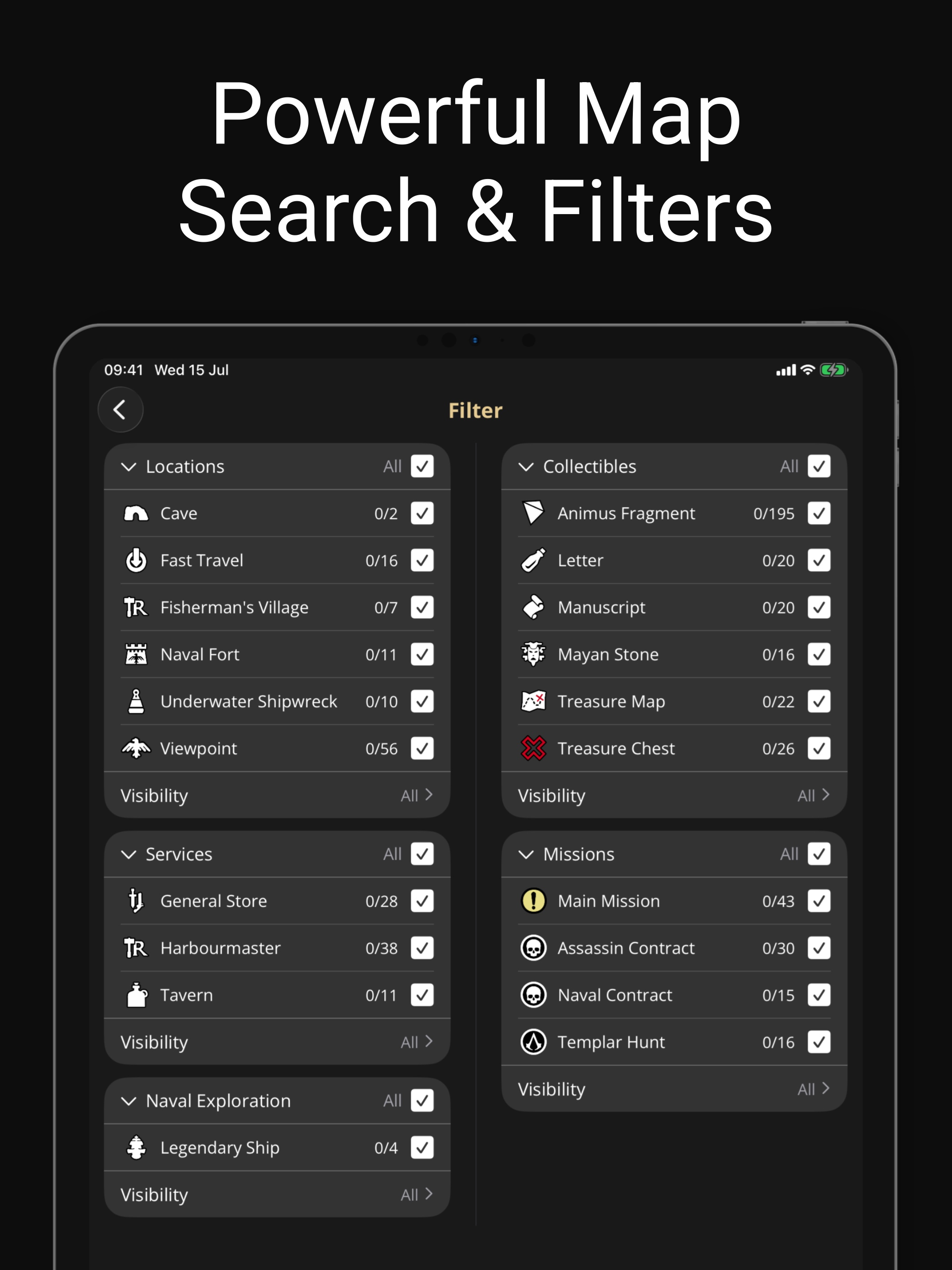 AC Black Flag Map screenshot 13