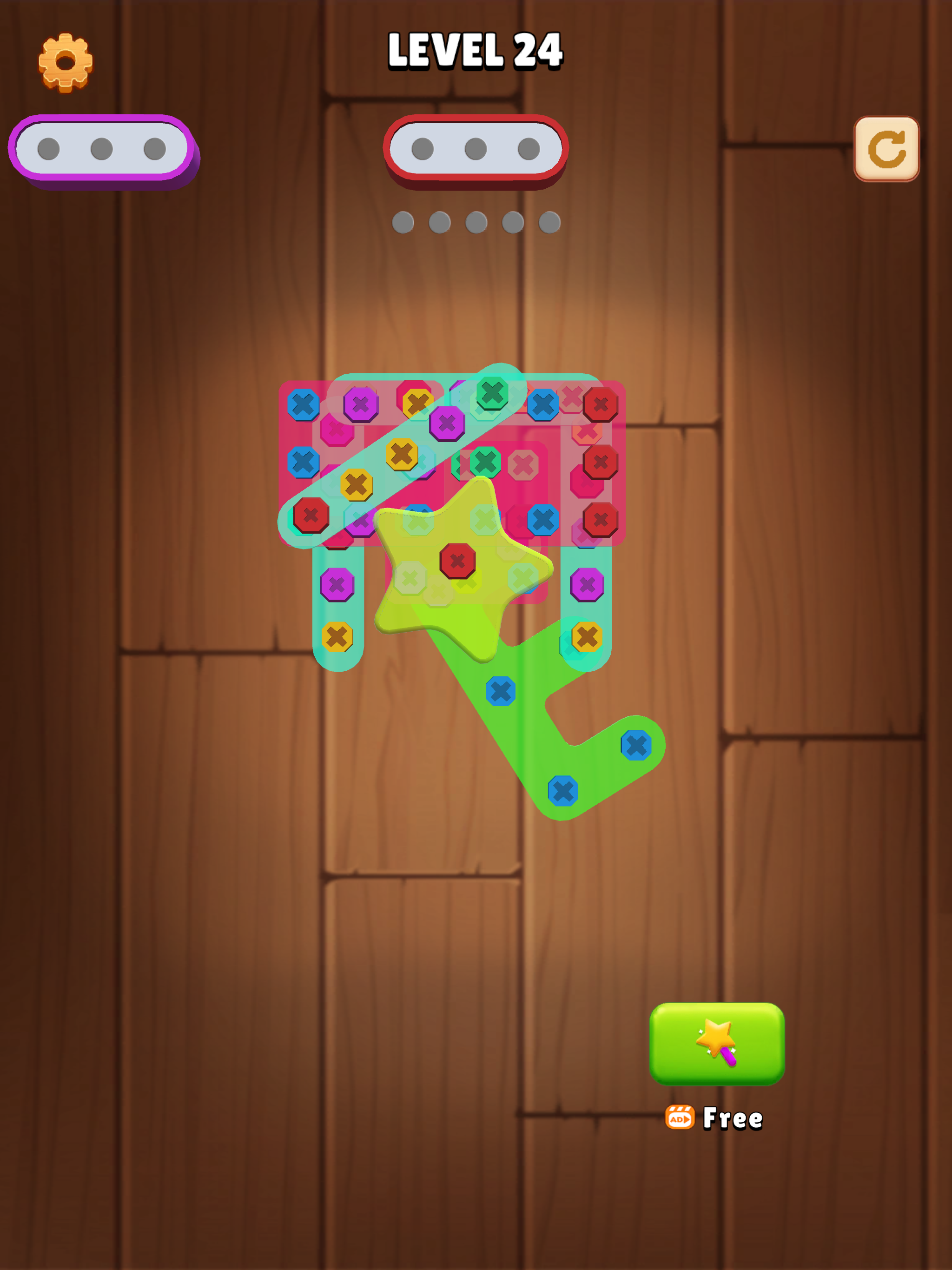 Screw & Jewel: Coloring Sort
