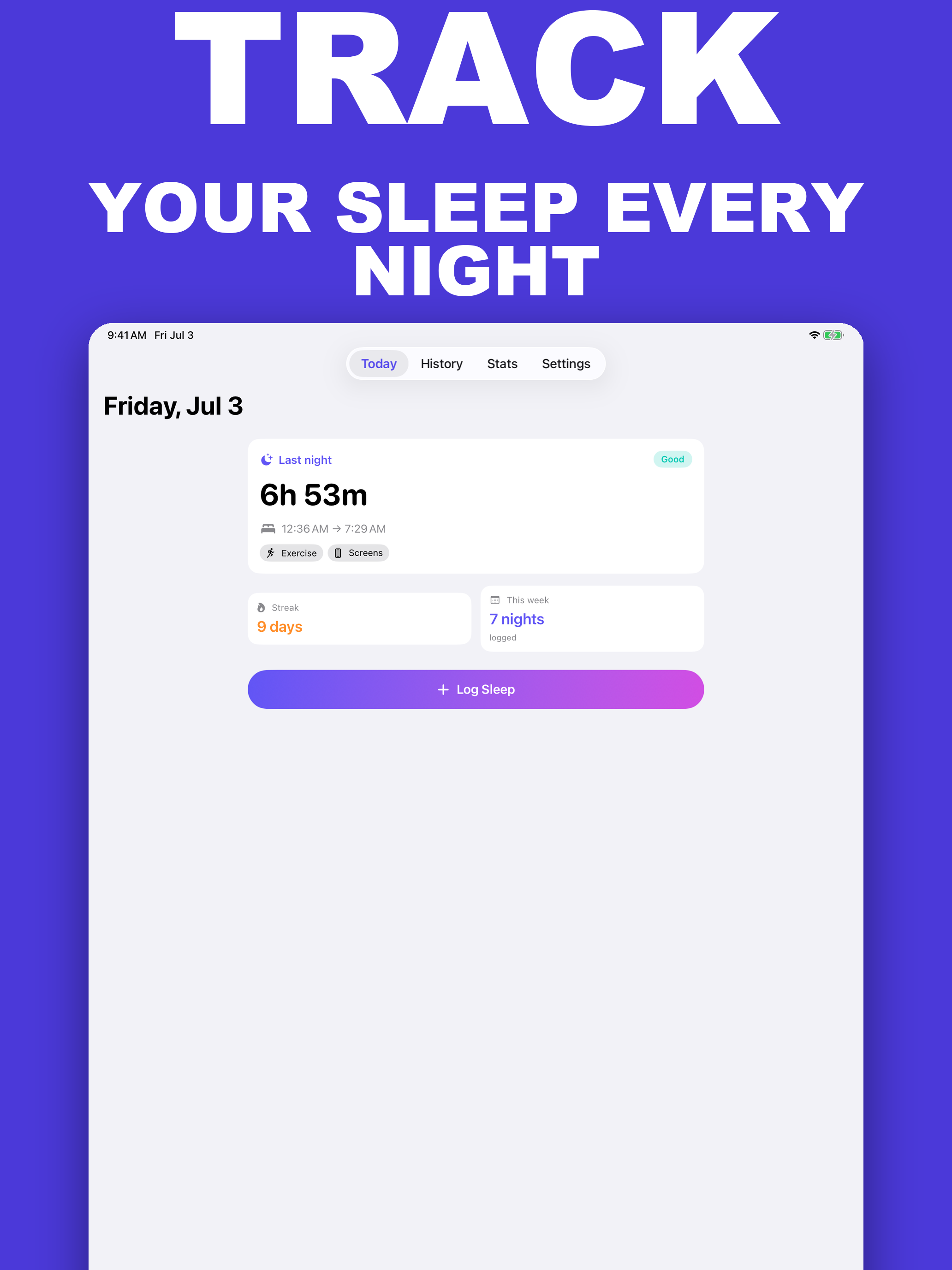 Sleep Tracker: Diary & Log screenshot 8