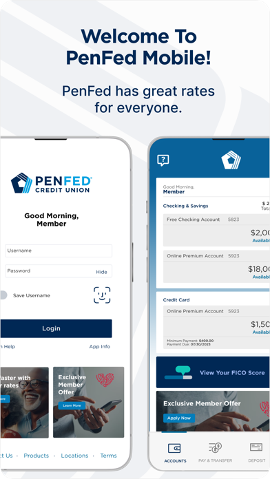 PenFed Mobile Screenshot