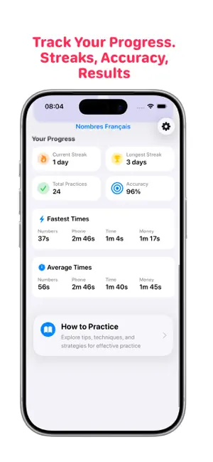 French Numbers: Listen & Type screenshot 4