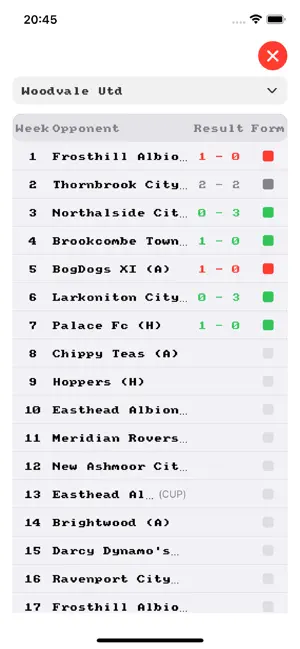 Retro Football Manager screenshot 4