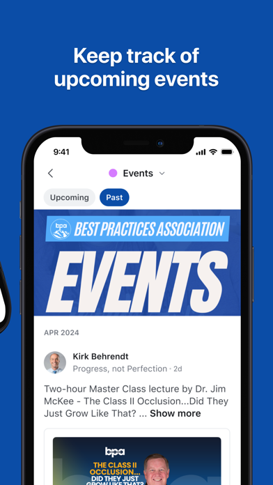 Best Practices Association iPhone screenshot 3 - Social Networking app