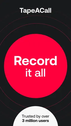 TapeACall: Call Recorder iPhone image 1