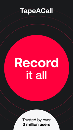 TapeACall: Call Recorder screenshot 1