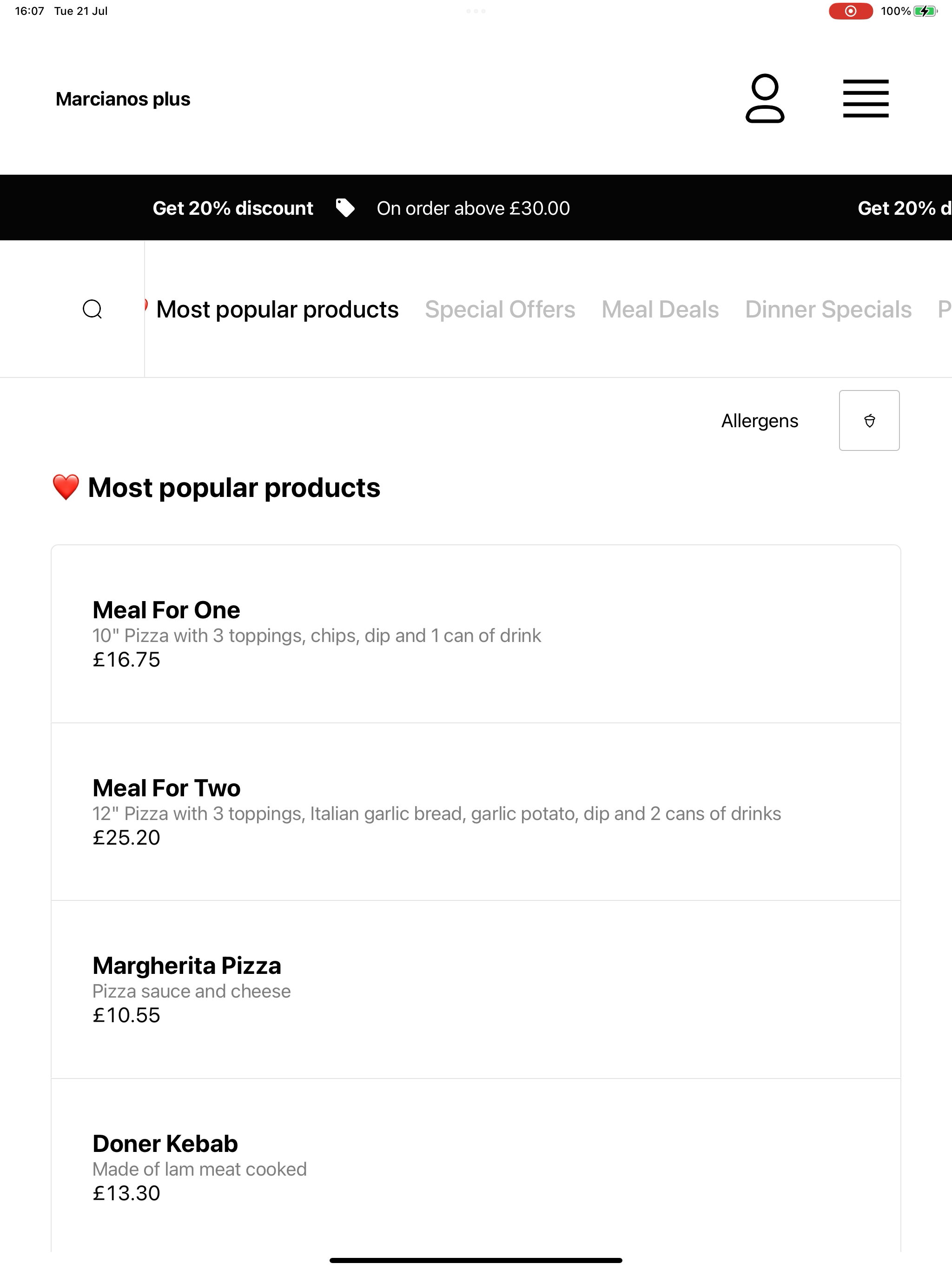 Marciano's Plus screenshot 6