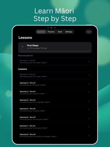 Maori Lessons for Beginners iPad screenshot