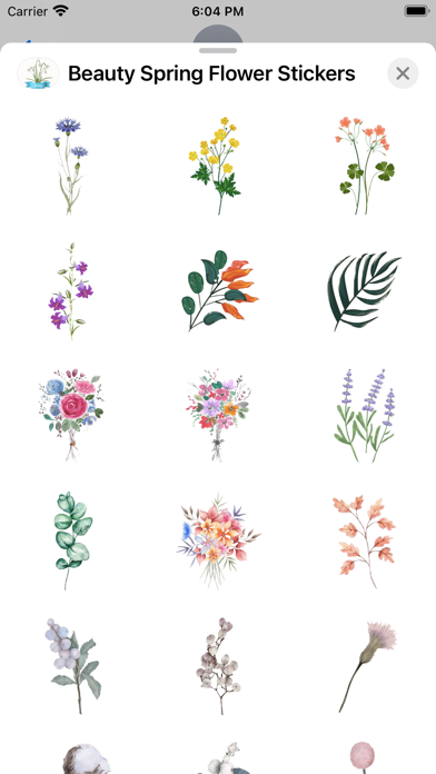 Beauty Spring Flower Stickers Screenshot