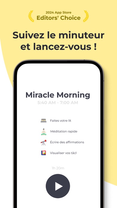 Screenshot #1 pour Routine Timer & Habit Tracker