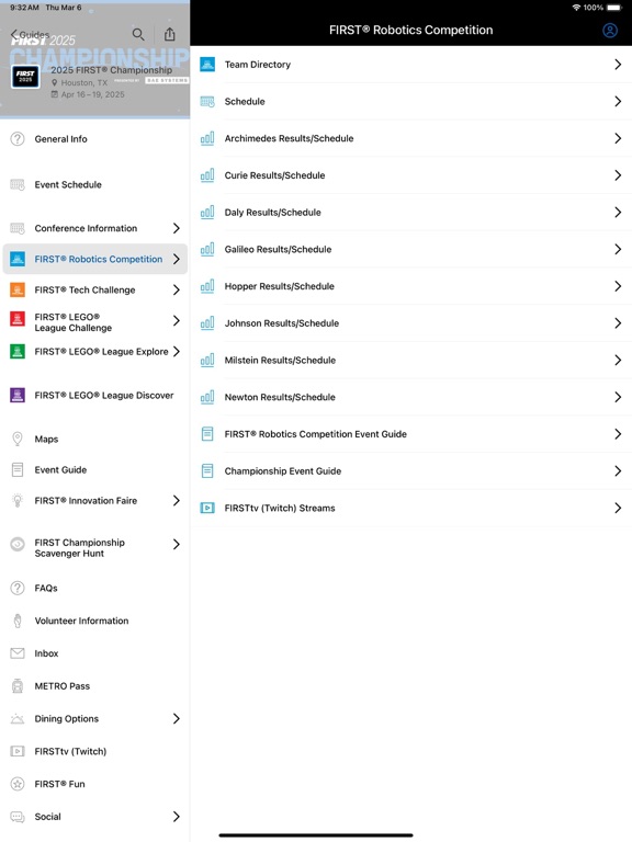 Screenshot #6 pour 2025 FIRST® Championship