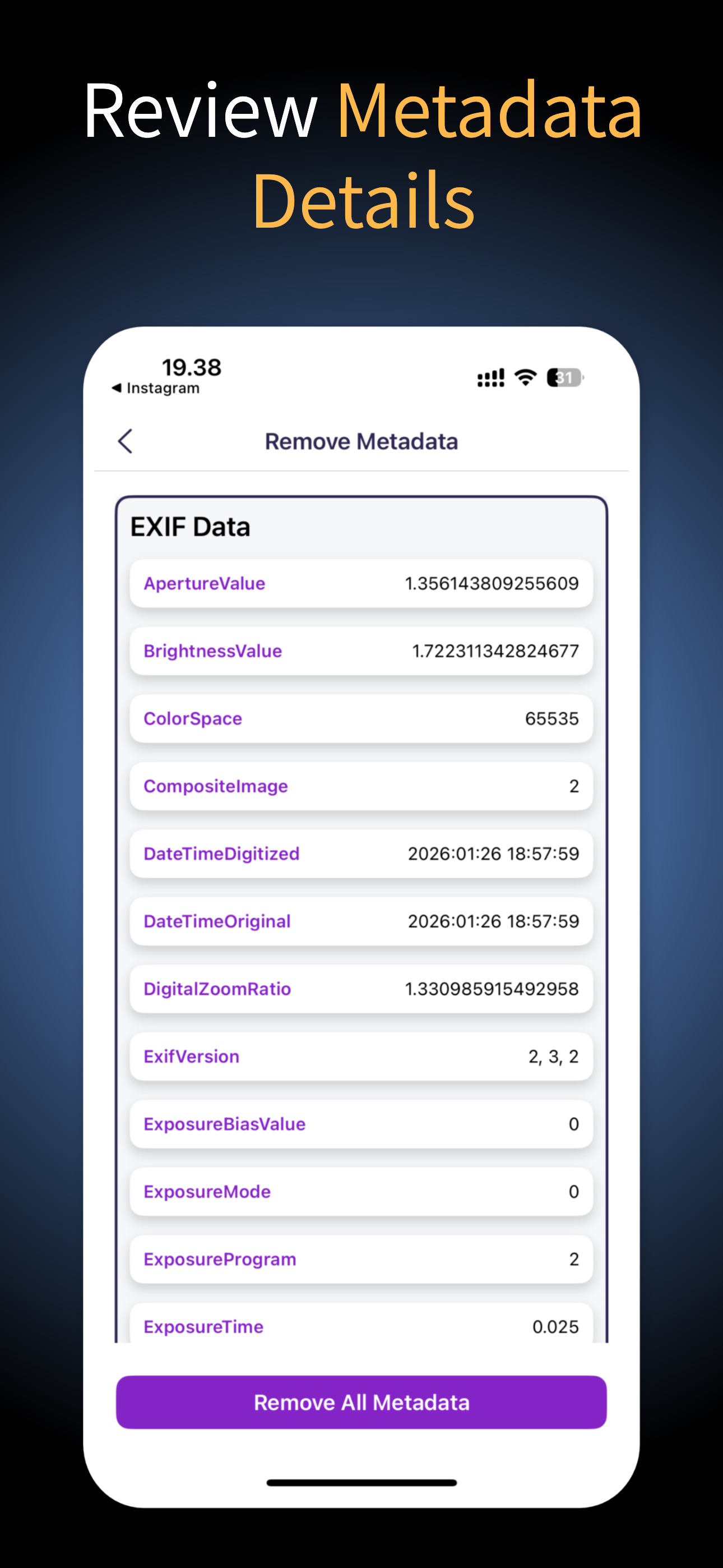 Metadata Remover ™ screenshot 5