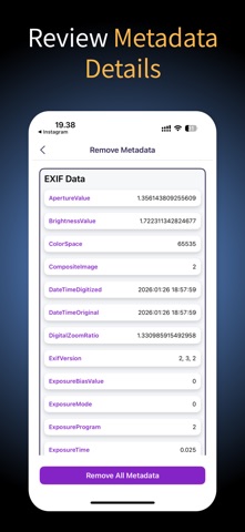 Metadata Remover screenshot