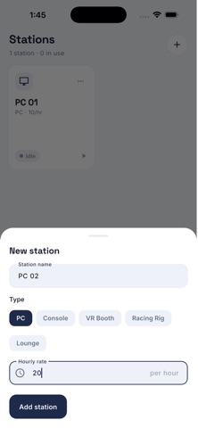 NetSeat Grid screenshot