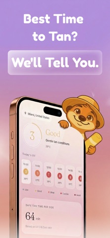 UV Index & Tan Timer: Sunkat screenshot