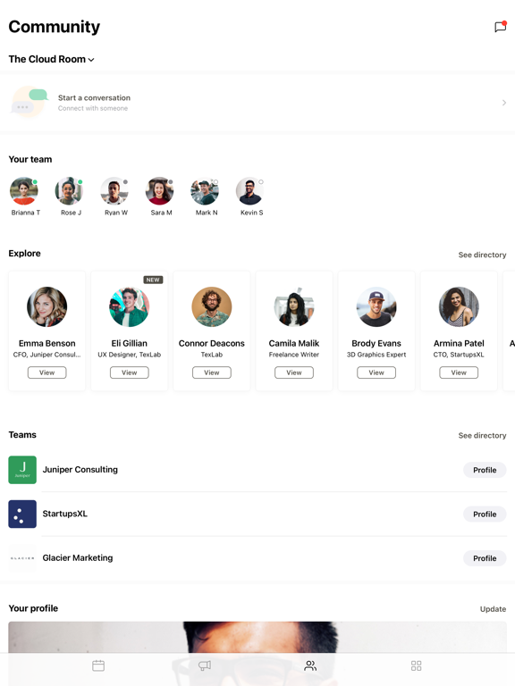 The Cloud Room iPad screenshot 5 - Productivity app