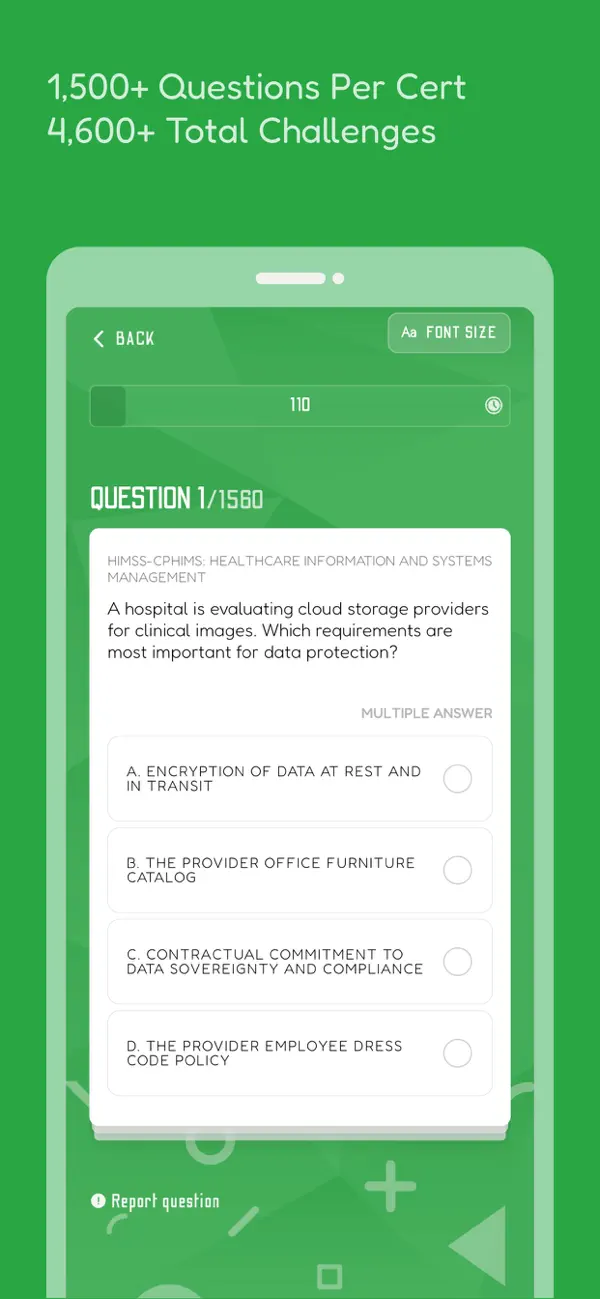 Screenshot #3 pour HIMSS Exam Prep: with AI