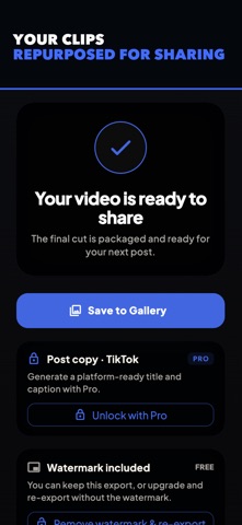 Repurpy: Video To Social Media screenshot