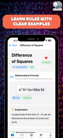 Algebra Helper by ChatStick Screenshot 2 of 9
