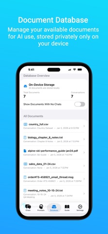 Private AI: Document Chat Screenshot 3 of 10