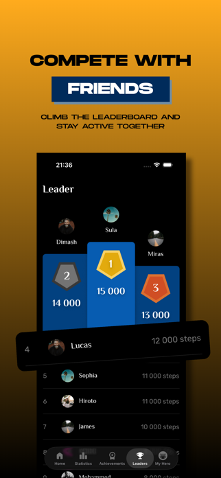 StepsHero: Walking Game Screenshot 5 of 8