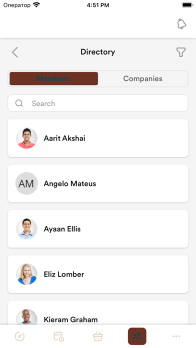 Company Work Screenshot