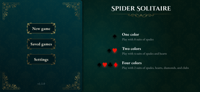 Spider Solitaire: 2026 Screenshot 2 of 6