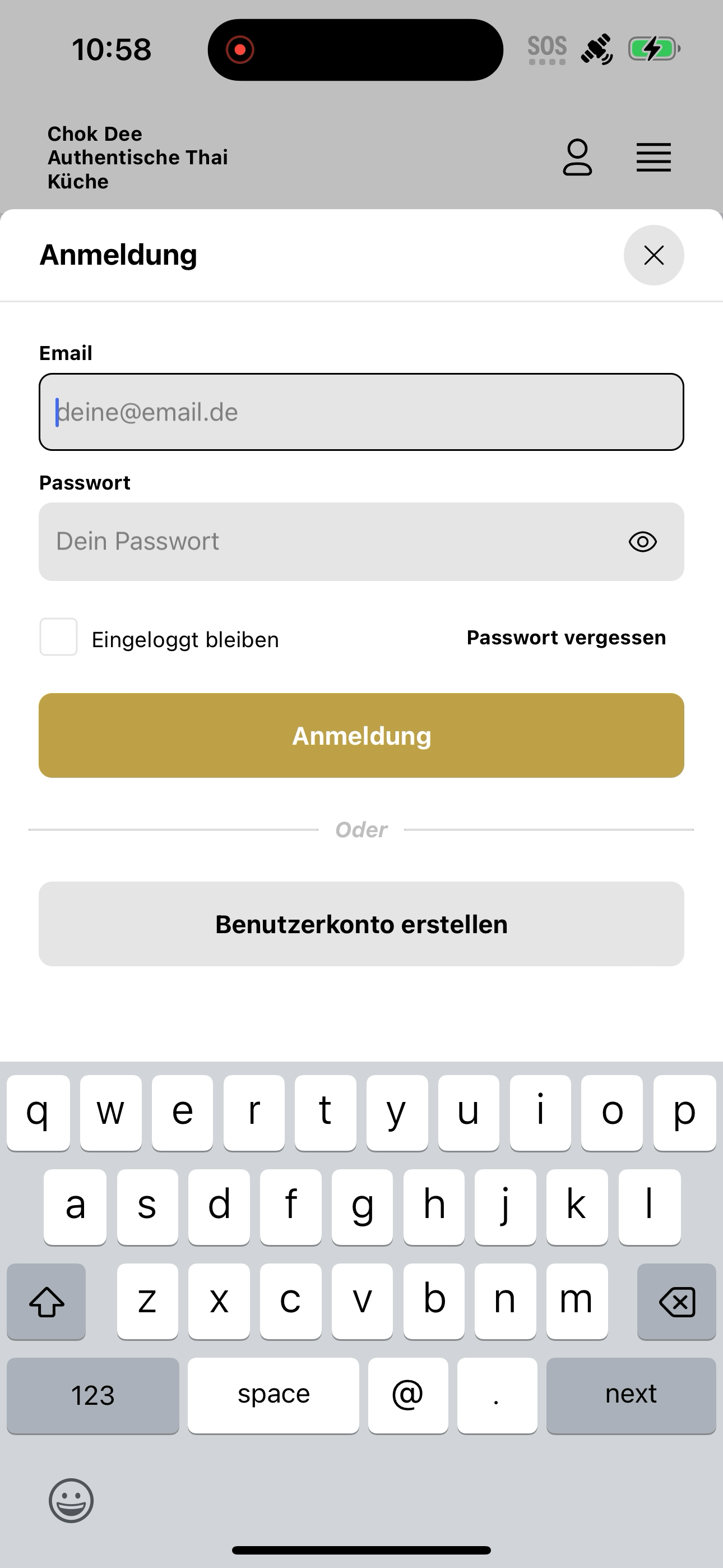 Chok Dee Thai Küche screenshot 3