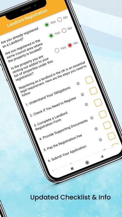 Landlords Checks & Compliance Screenshot