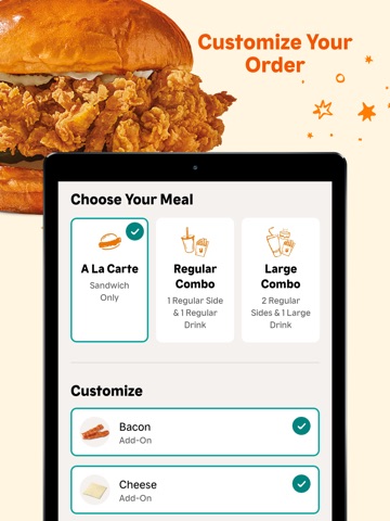 Popeyes® iPad screenshot