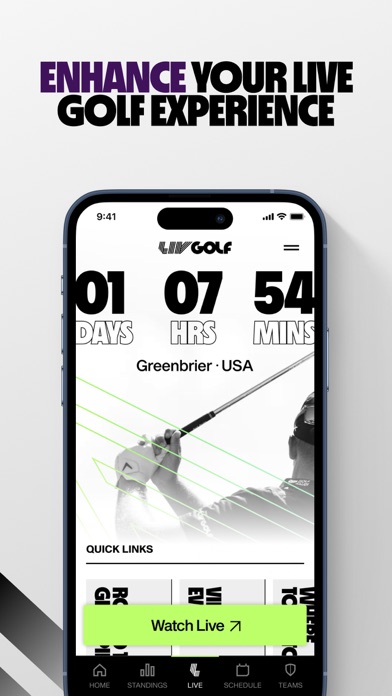 LIV Golf League Screenshot