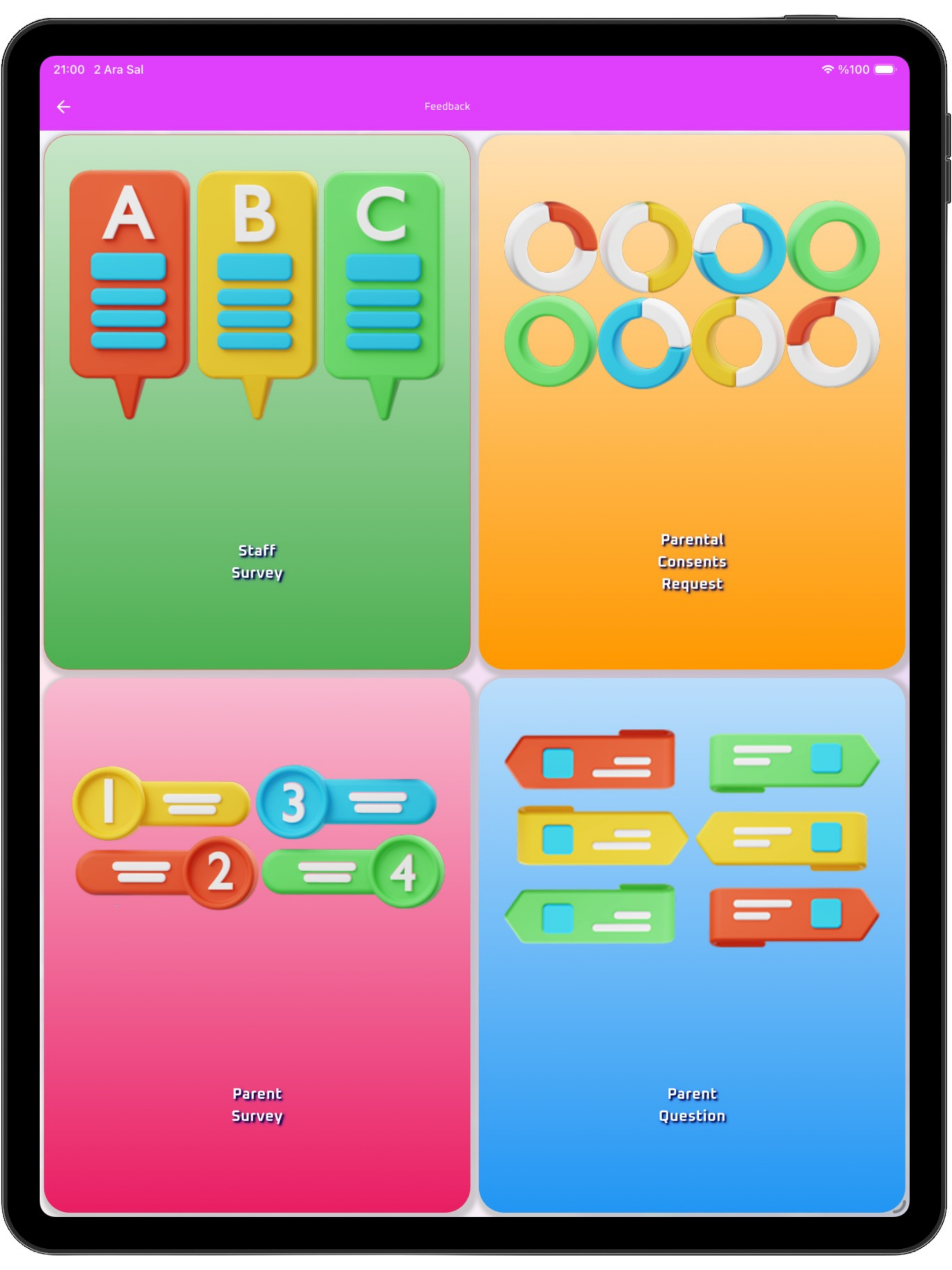 Kindergarten in App