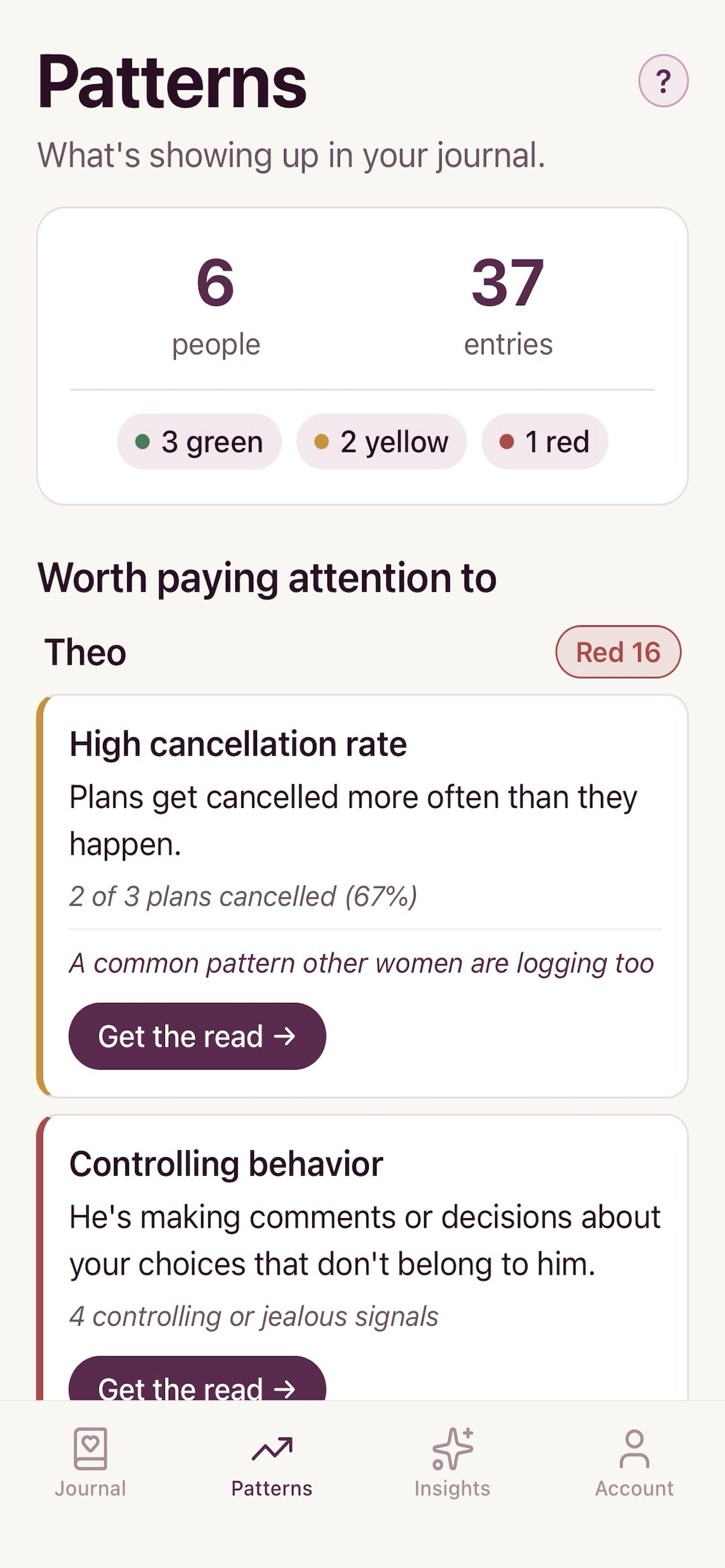 Spilled: Dating Journal screenshot 3