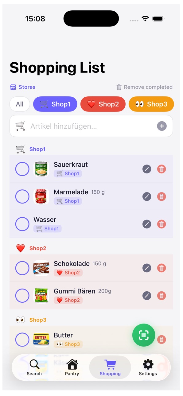 iPhone screenshot