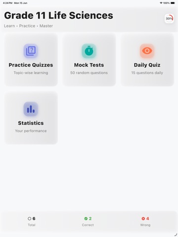 Grade 11 Life Sciences iPad screenshot