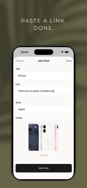 Wisha - Wishlist App screenshot 2