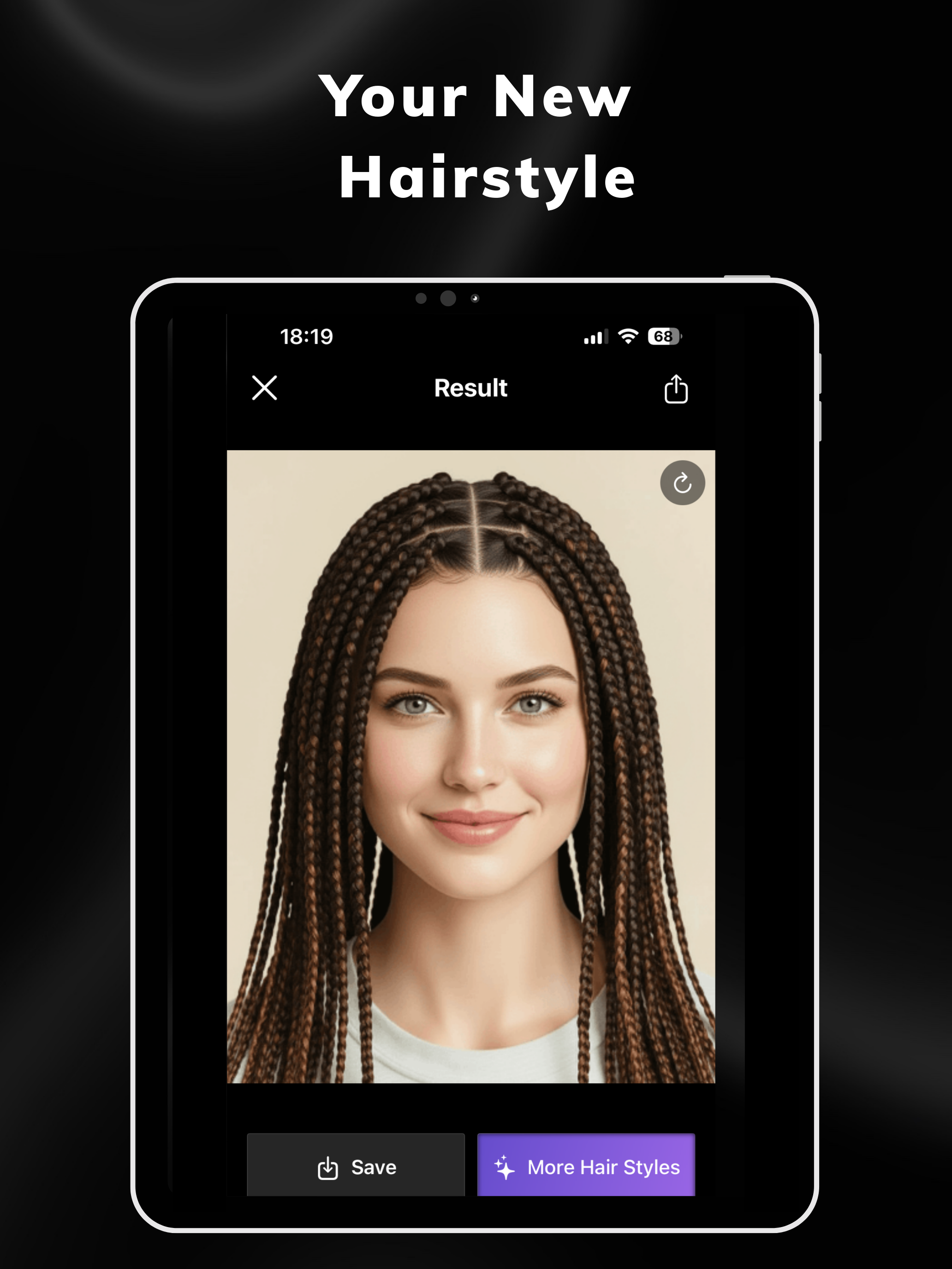 AI Hairstyle Try On Shape Cut